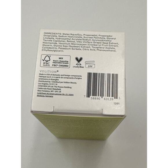 Volition Sémillon Overnight Retinol Serum  1.1 FL OZ Anti-Aging Face Care - Picture 8 of 8